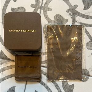 David Yurman Brown Jewelry Box Accessory